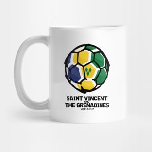 Saint Vincent and the Grenadines Football Country Flag Mug